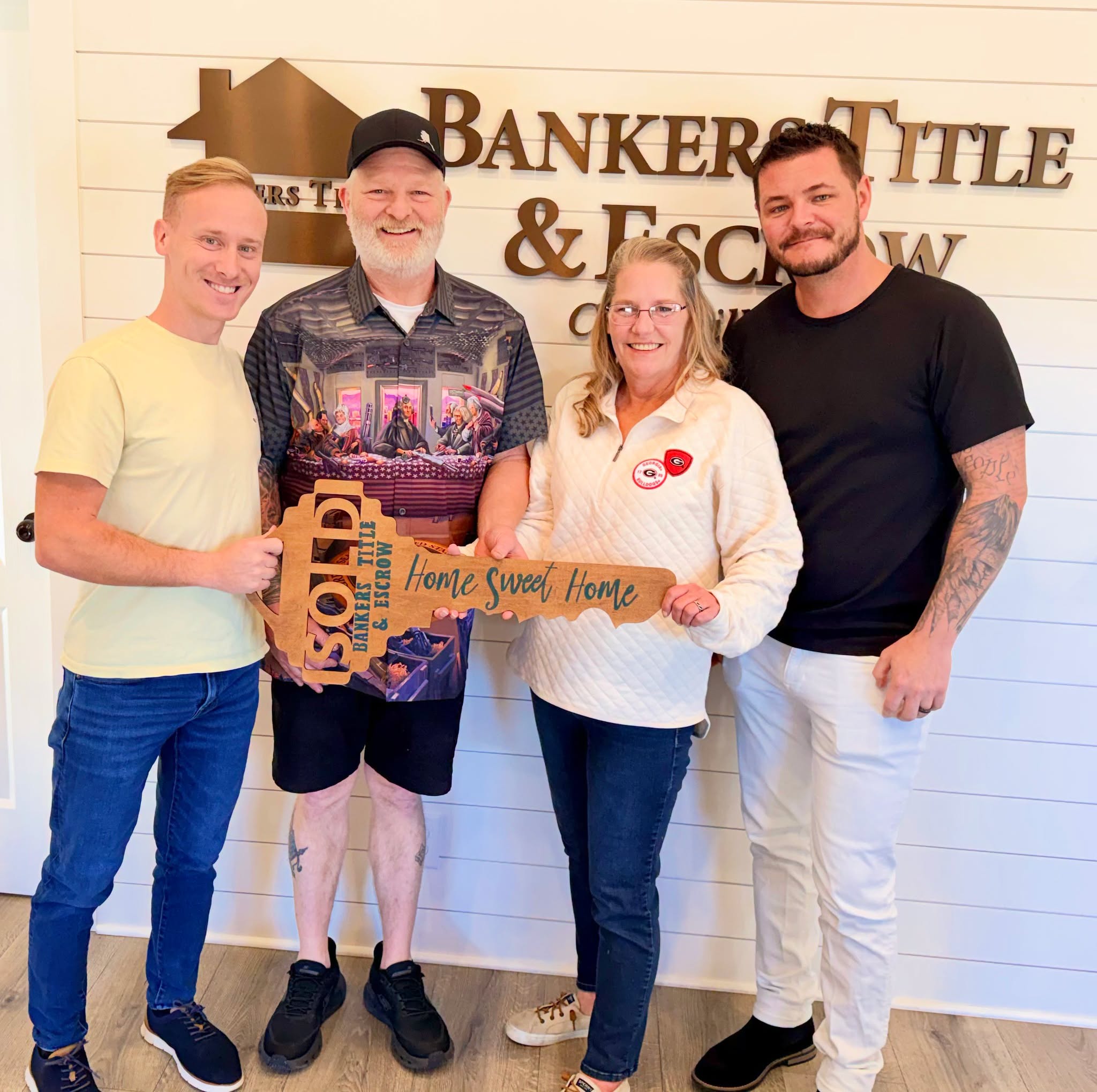 Client celebrating a recent home closing