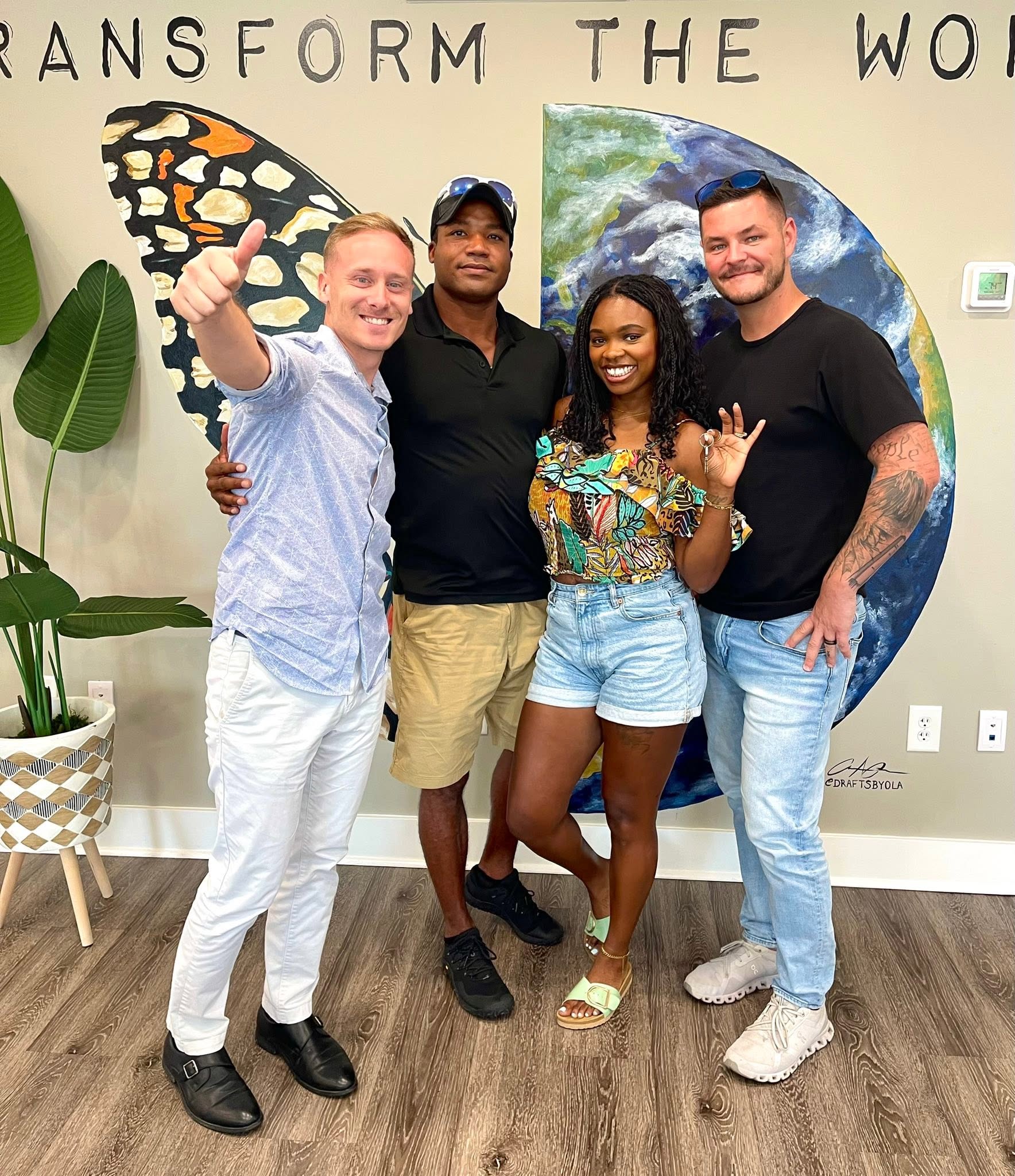 Client celebrating a recent home closing
