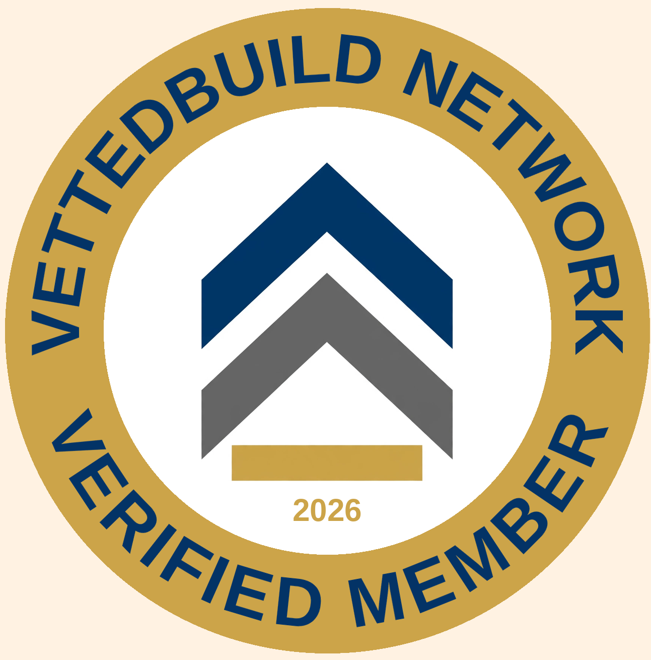 VettedBuild Network Verified Member badge, 2026